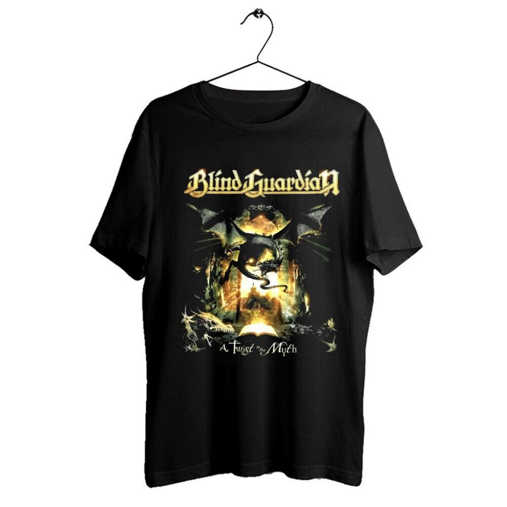 Classic Blind Guardian a Twist In The Myth Tour Gift Funny Black All Size Shirt
